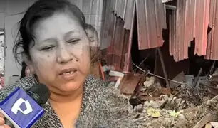 Siete viviendas resultaron afectadas tras derrumbe debido a humedad y lluvia en Mi Perú