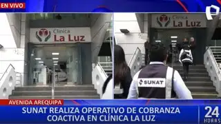 Sunat inicia operativo de cobranza coactiva en establecimientos de salud en Lima