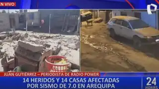 Sismo en Arequipa: varios colegios y hogares resultaron afectados en Acarí