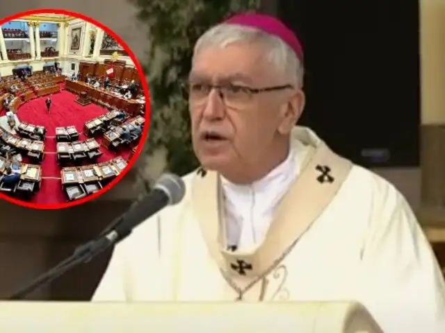 Monseñor Castillo critica duramente al Congreso: "mafias metidas en el Estado producen leyes terribles"