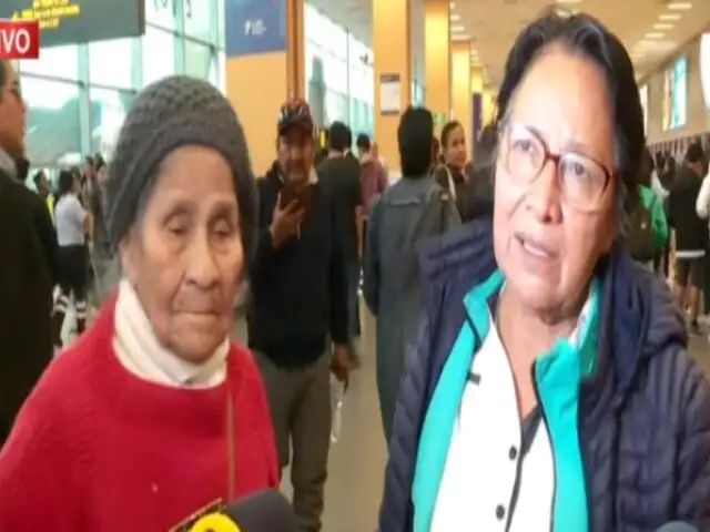 Aeropuerto Jorge Chávez: pasajeros continúan esperando reprogramación de vuelos