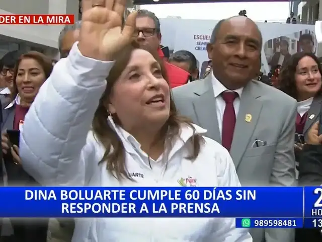 Dina Boluarte resta importancia a los más de 60 días sin declarar a la prensa: "Los números no cuentan"