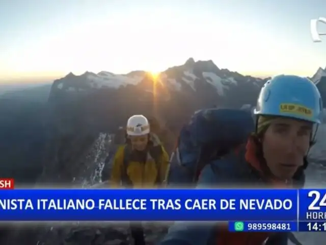 Áncash: Alpinista italiana fallece tras caer del nevado Cashan