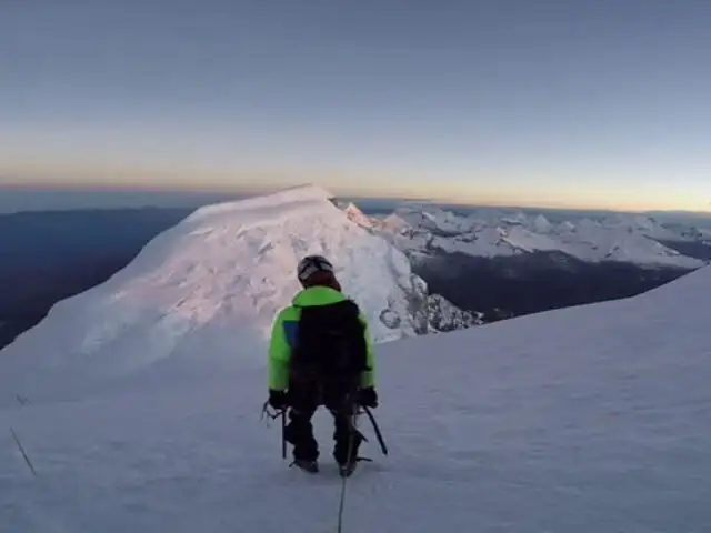 Muerte de alpinista italiano en nevado Cashan habría sido por los fuertes vientos, según experto