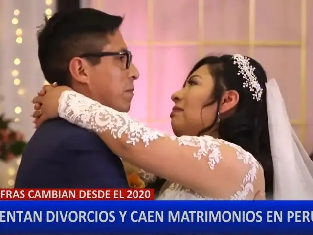 Aumentan los divorcios y disminuyen las uniones civiles en Perú