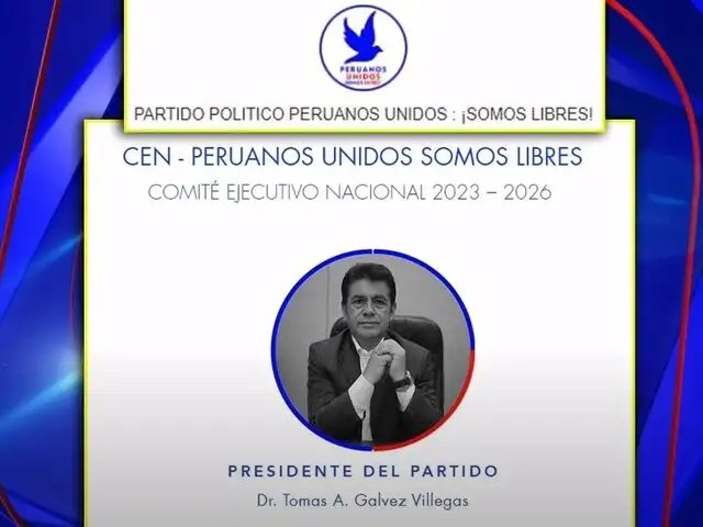 Exfiscal supremo Tomás Gálvez anuncia la formación de partido político