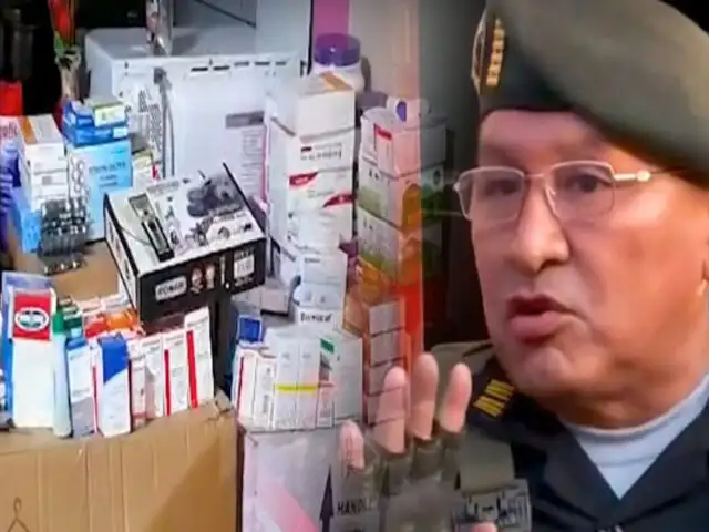 ¡La mercadería fue robada de un tráiler en movimiento!: Recuperan 200 mil soles en medicinas en Comas