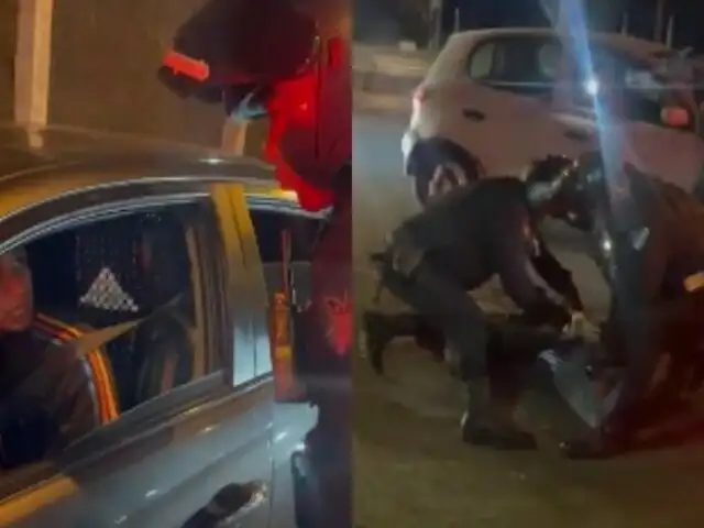 Persecución en Costa Verde: taxista no da pase a comitiva policial y trata de fugar tras abandonar a pasajero