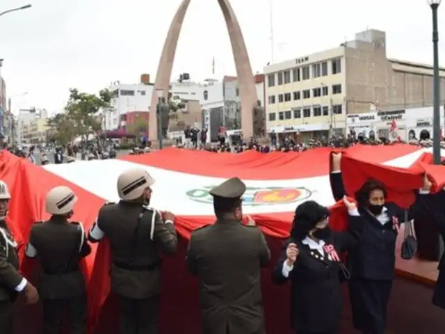 Día de la Bandera: así conmemoraron los tacneños la Batalla de Arica