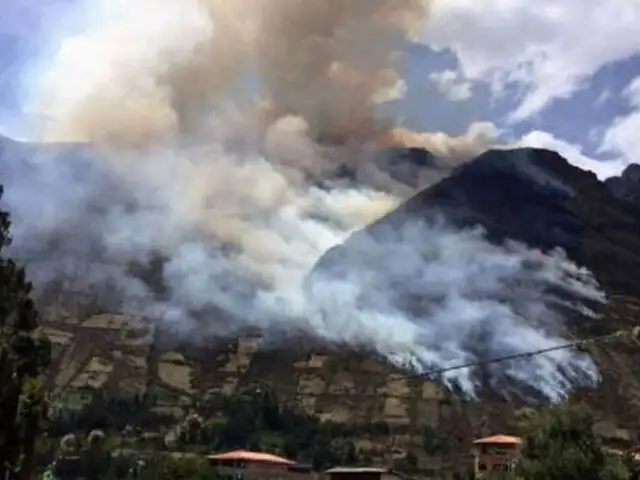 Buscan a responsables: incendio forestal arrasa más de 600 hectáreas de bosques en el Cusco