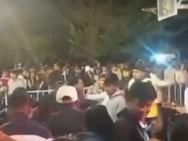 ¡Casi termina en tragedia!: Se registra batalla campal en celebración en el IPD de Ayacucho