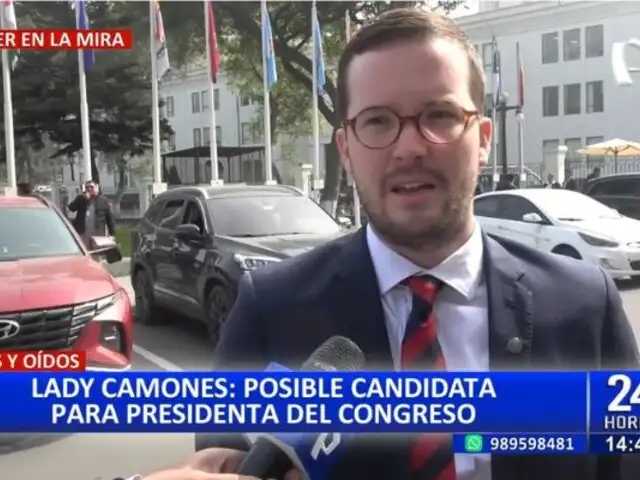 Alejandro Cavero: "Lady Camones y Patricia Juárez serían buenas candidatas a la Mesa Directiva"