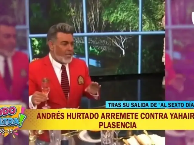 Andrés Hurtado arremete contra Yahaira Plasencia: "Que siga haciendo su show"