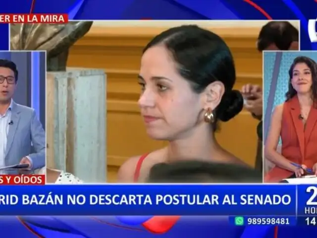 Sigrid Bazán no descarta postular al Senado: "Debo pensarlo pronto"
