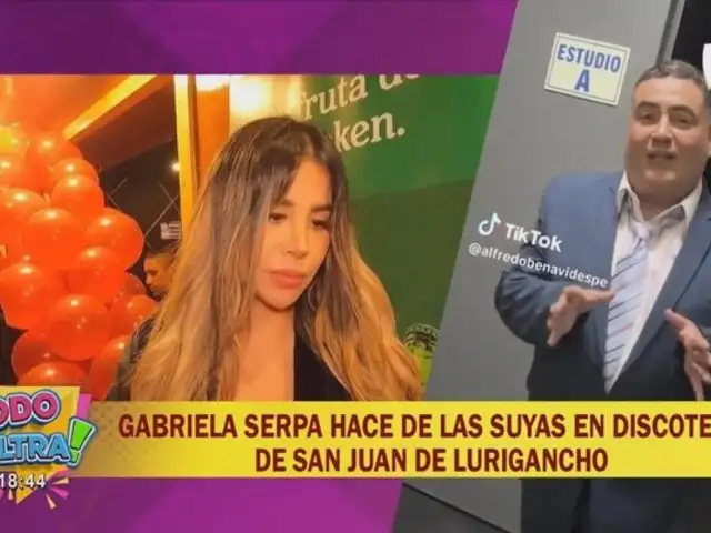 Gabriela Serpa no descarta darle una oportunidad a Alfredo Benavides si toma la iniciativa