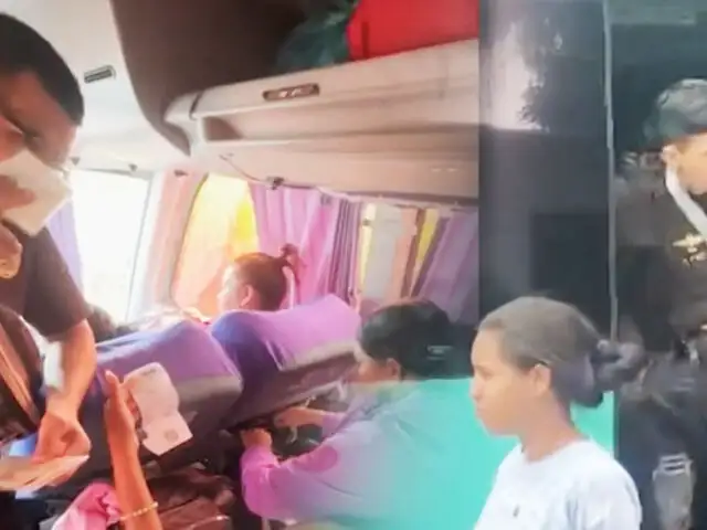 ¡Ingresaron al país en un bus!: Intervienen a grupo de extranjeros ilegales en Tumbes
