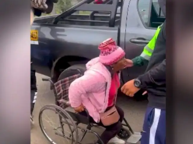 SJM: detienen a mujer que fingía necesitar una silla de ruedas para vender droga