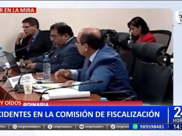 Jefe de Sunedu llama "cobarde" a Jorge Marticorena durante sesión de la Comisión de Fiscalización