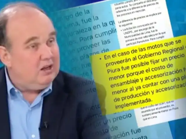 ¡Exclusivo! Rafael López Aliaga sobre caso motos: “He enviado una carta notarial a Honda”