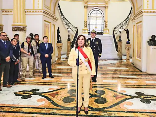 Presidenta Boluarte dispuso restringir registros de visitas de la puerta 6 de Palacio de Gobierno