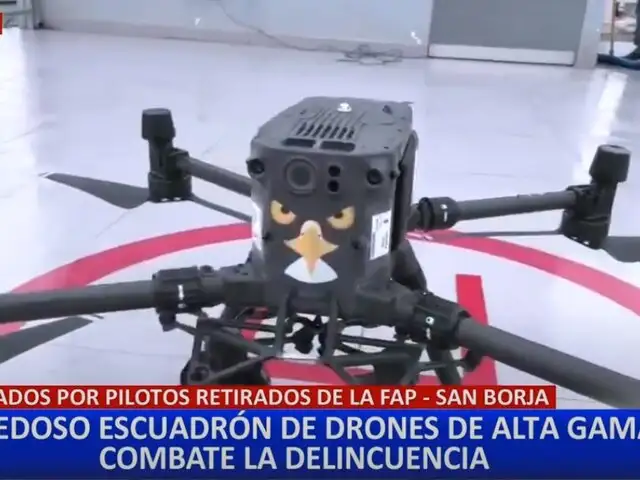 San Borja implementa escuadrón de drones de alta gama para combatir la delincuencia