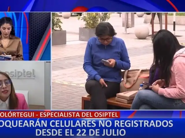 Evelyn Olórtegui: "Medida de bloqueo de celulares busca desincentivar robo de equipos"