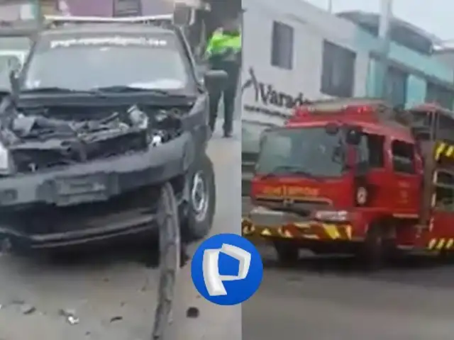 Choque entre ambulancia y camioneta generan demora en servicio del Metropolitano