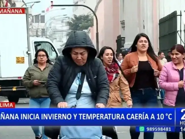 Mañana inicia el invierno: Temperatura descendería hasta los 10 °C en Lima
