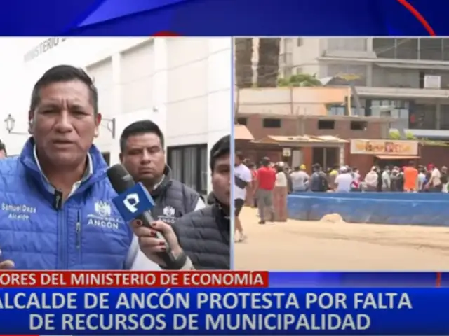 Alcalde de Ancón pide rescate económico ante crisis en el municipio