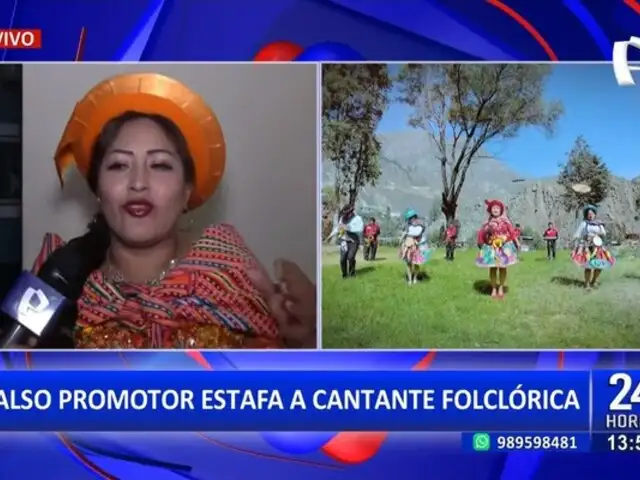 Liz la Huancainita: falso promotor estafa a cantante folklórica