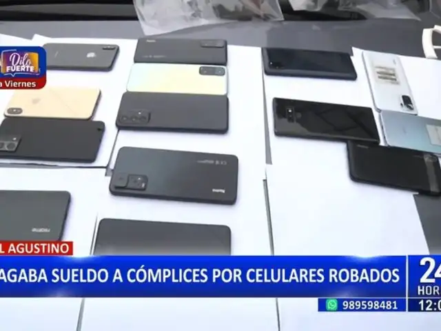 El Agustino: cae banda criminal que robaba celulares para cometer delitos informáticos