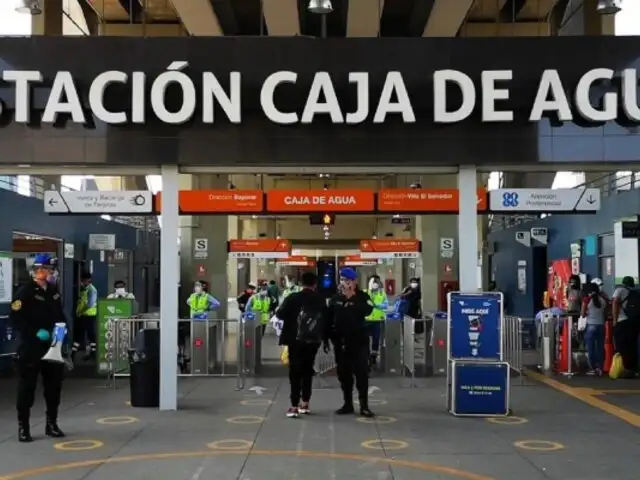 Dos heridos deja explosión en estación del Metro de Lima