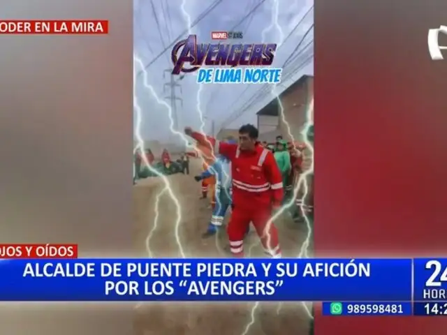 Rennán Espinoza: alcalde de Puente Piedra reaparece como personaje de "Los Avengers"