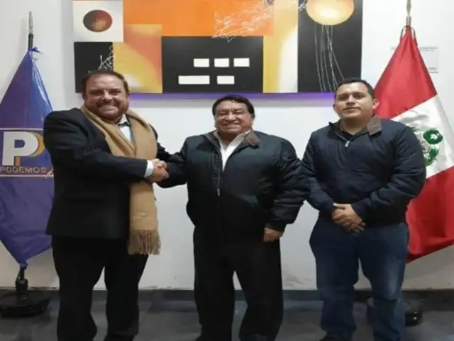 Podemos Perú anunció la unión de Gonzalo Alegría a la agrupación política