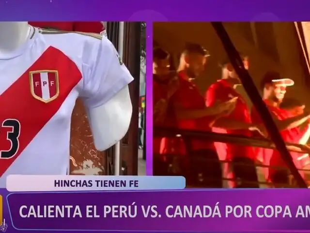 Copa América: comerciantes de Gamarra 'rayan' con venta de camisetas de la Selección Peruana