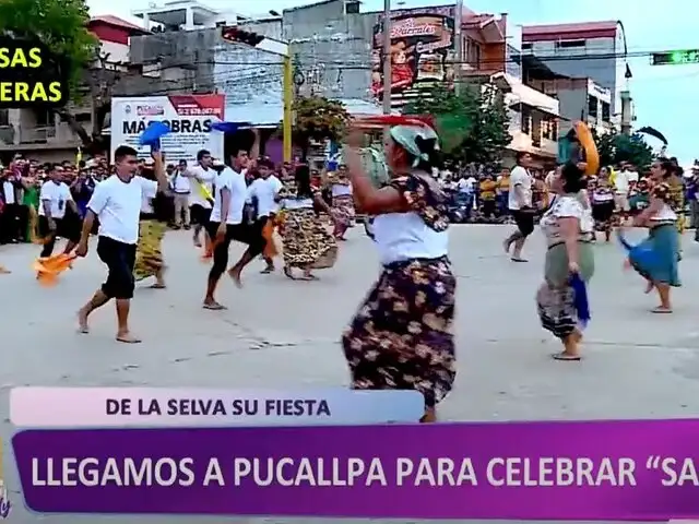 Exclusivo: pucallpinos celebran a lo grande la fiesta de San Juan