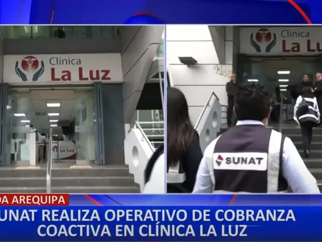 Sunat inicia operativo de cobranza coactiva en establecimientos de salud en Lima