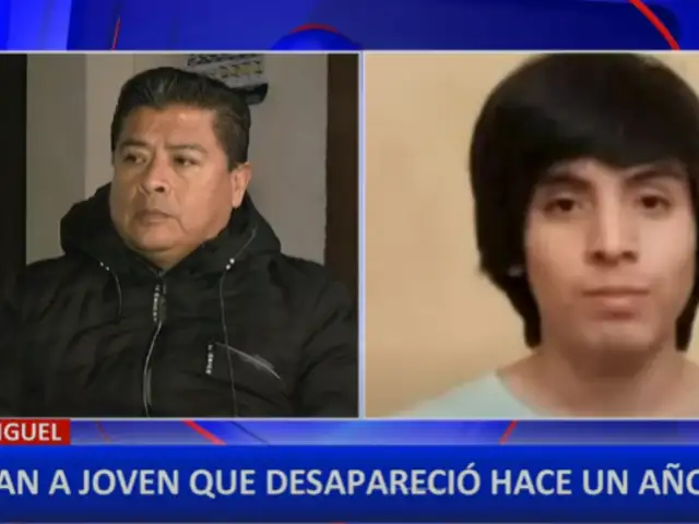 San Miguel: padres buscan desesperadamente a su hijo que desapareció hace un año