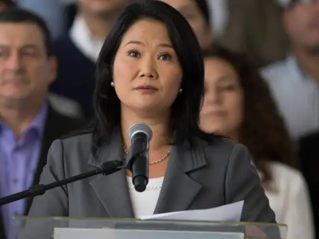 Keiko Fujimori exige investigar supuesta interferencia de fiscal Vela en elecciones 2021