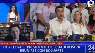 Miguel Rodríguez Mackay: "Perú y Ecuador deben tener un objetivo claro en políticas fronterizas"