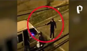 SJL: detienen a delincuente que asaltaba con arma de fuego a pasajeros de combis