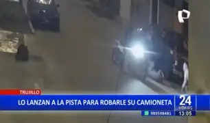 Delincuentes asaltan violentamente a empresario y le roban camioneta en Trujillo