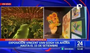 Exposición de Vincent Van Gogh estará abierta al público hasta el 15 de setiembre