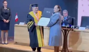 César Acuña Peralta recibe título de Doctor Honoris Causa de la Universidad Señor de Sipán