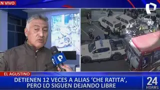 El Agustino: capturan por duodécima vez a alias ‘Che Rarita’