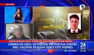 Crimen en Lince: detención preventiva contra Abel Valdivia vence este viernes 12 de julio