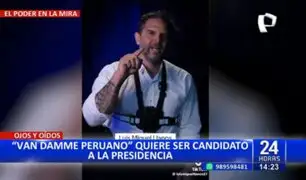 Luis Miguel Llanos anuncia su candidatura a la Presidencia: "En 6 meses acabo con la delincuencia"