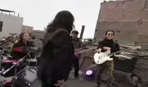“Estación Rock”: conoce la banda que ofrece conciertos en una azotea