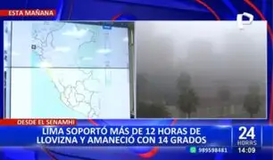 ¡Atención! Senamhi pronostica más lloviznas y neblinas en Lima