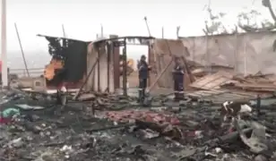 Villa El Salvador: entregan víveres a familias afectadas por incendio